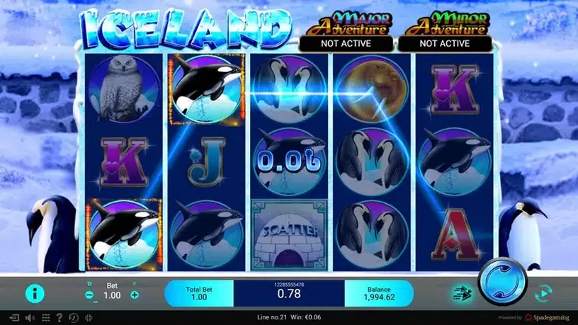 Adventure Iceland slot screenshot 4