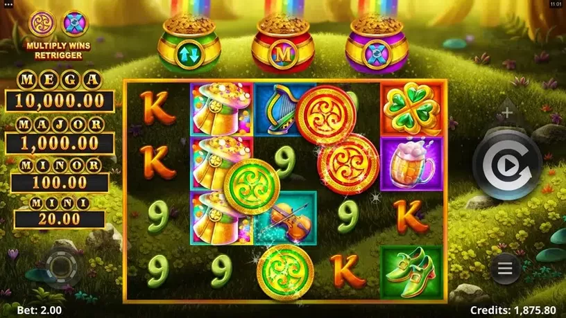 3 Lucky Rainbows slot screenshot 4