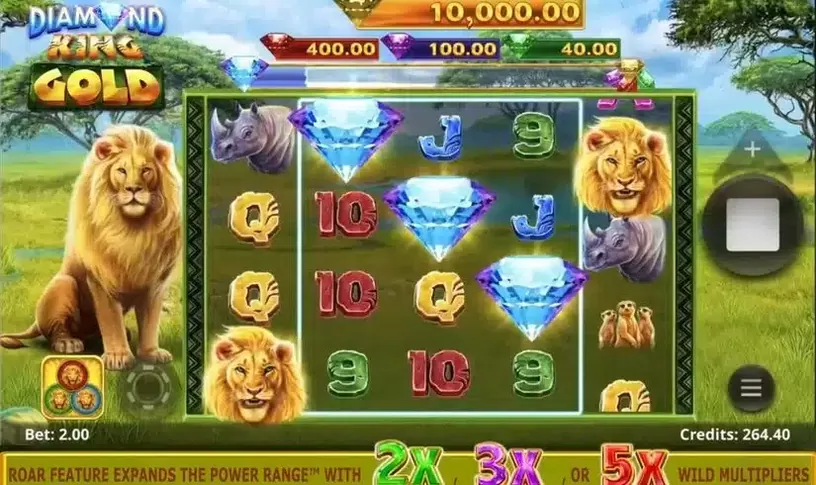 Diamond King Gold slot screenshot 1