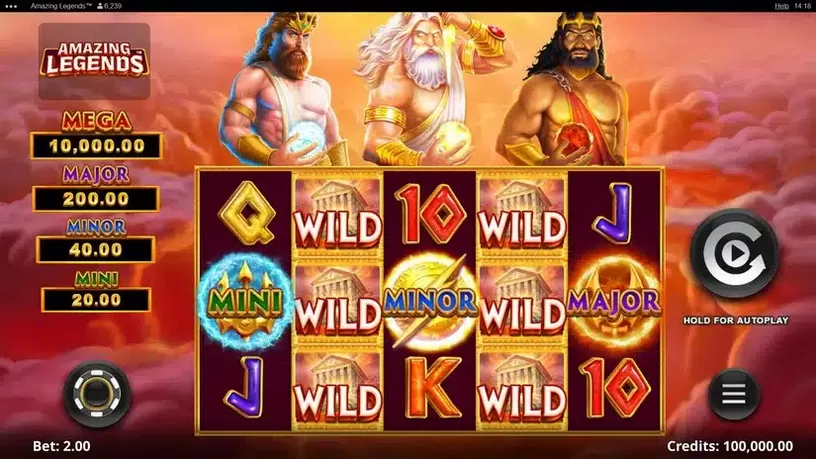 Amazing Legends slot screenshot 1