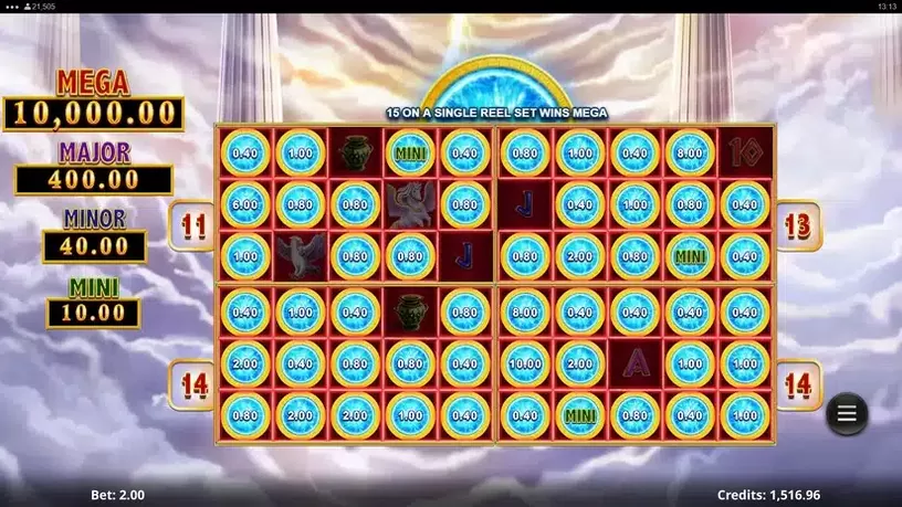 Amazing Link Zeus Epic 4 slot screenshot 6