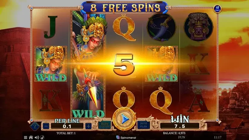 Aztec Spell 10 Lines slot screenshot 4