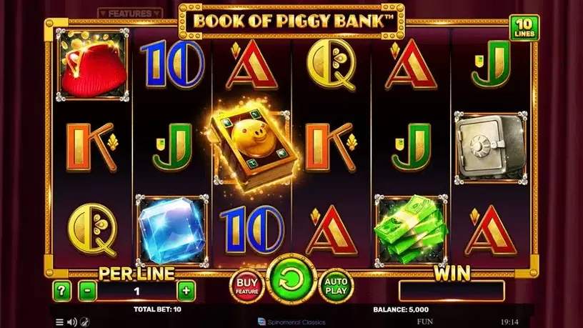 Book of Piggy Bank slot screenshot 1