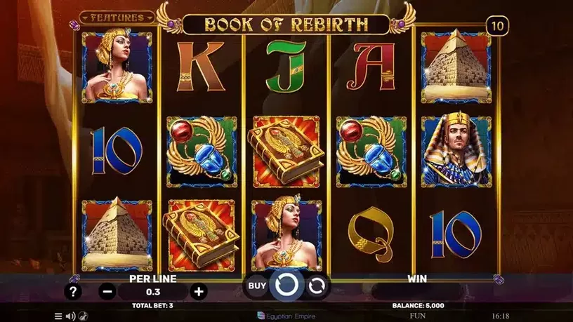 Book Of Rebirth slot screenshot 1