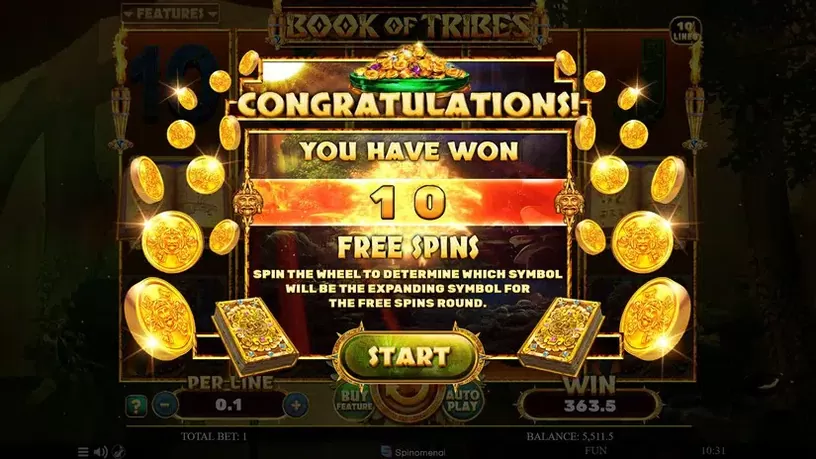 Book Of Tribes slot screenshot 5