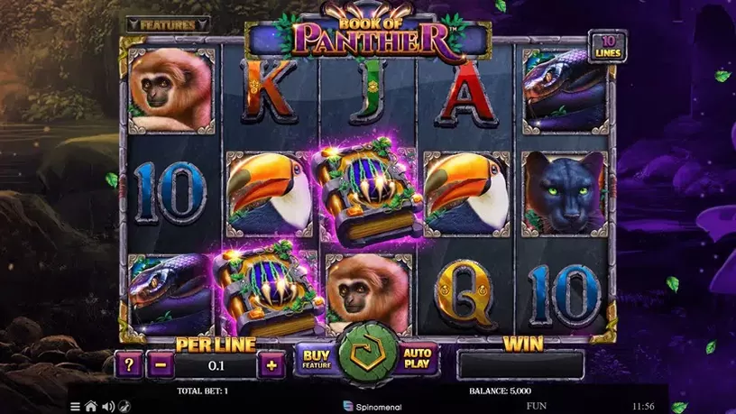 Book of Panther slot screenshot 1