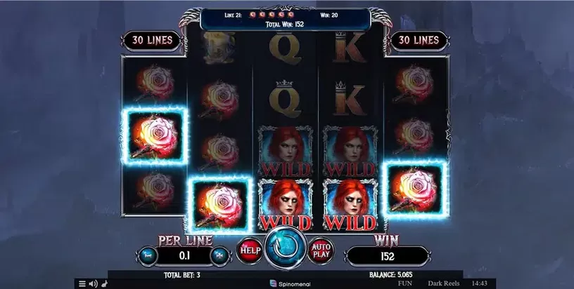 Dark Reels slot screenshot 3