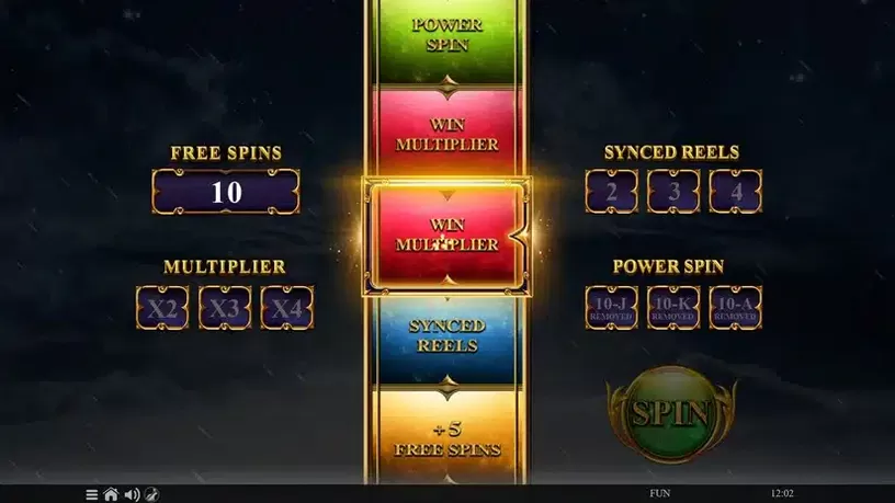 Demi Gods IV Thunderstorm slot screenshot 4