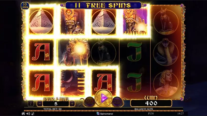 Egyptian Rebirth II slot screenshot 5