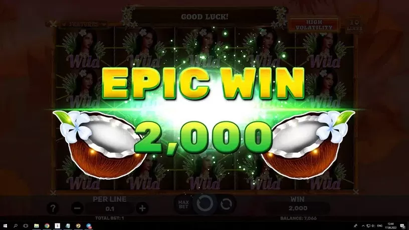 Hawaiian Bliss slot screenshot 5