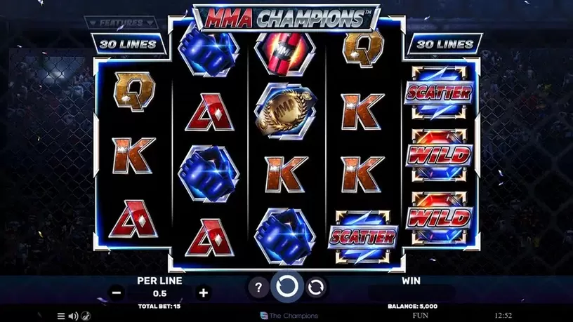 MMA Champions slot screenshot 1