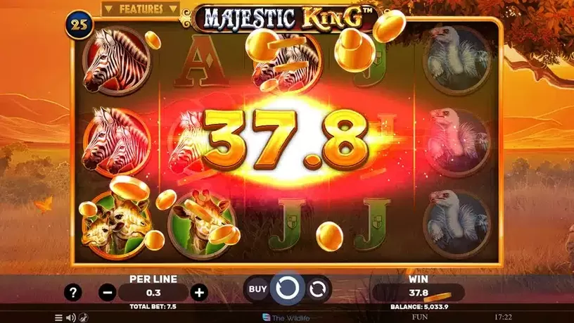 Majestic King slot screenshot 4
