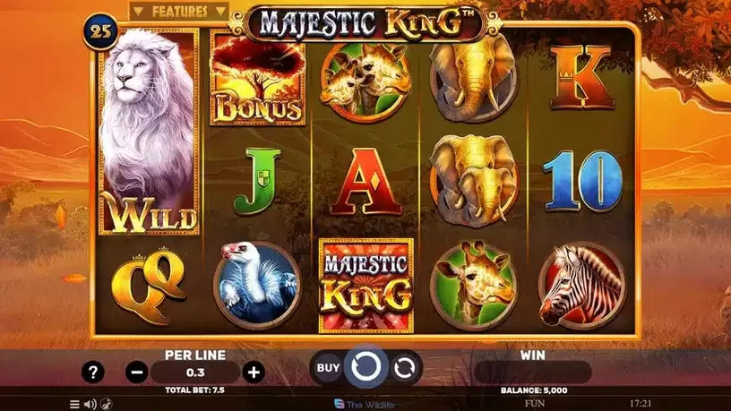 Majestic King slot screenshot 1