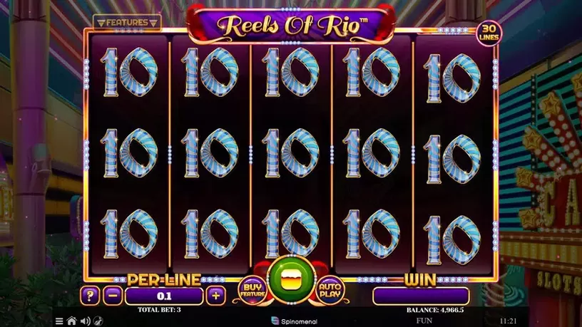 Reels Of Rio slot screenshot 3
