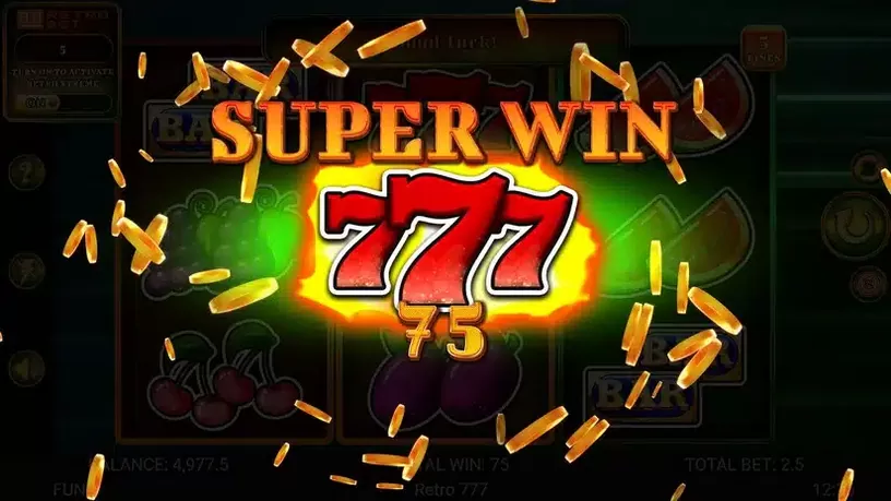 Retro 777 slot screenshot 4