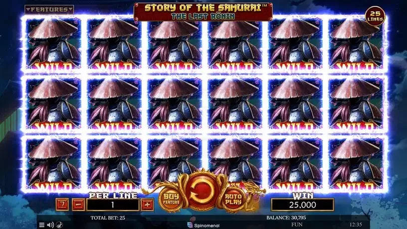 Story Of The Samurai The Last Ronin slot screenshot 4
