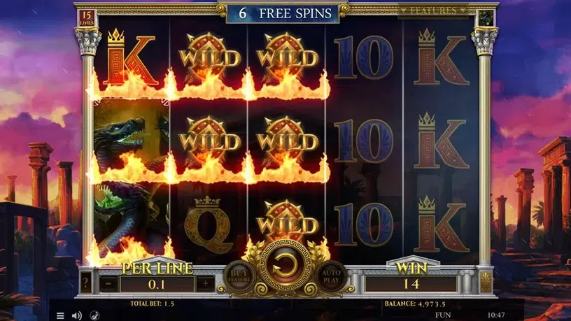 Story Of Hercules 15 Lines slot screenshot 5