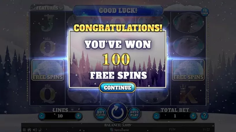 Wild Penguin slot screenshot 5