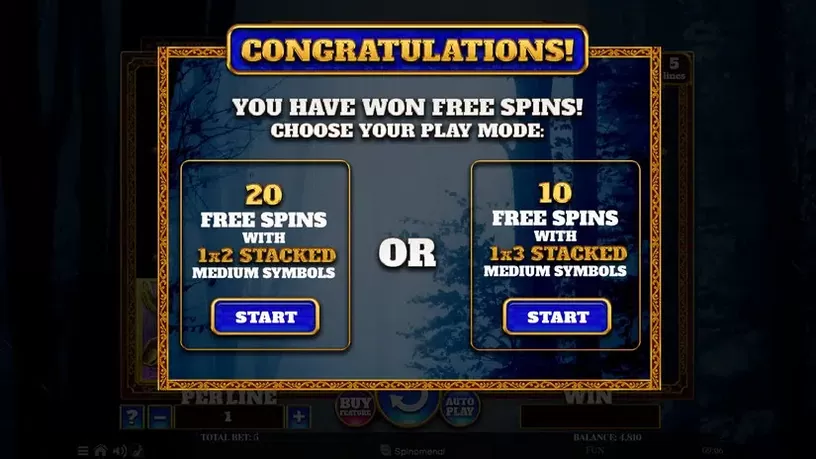 Wolf Fang Winter Storm slot screenshot 3