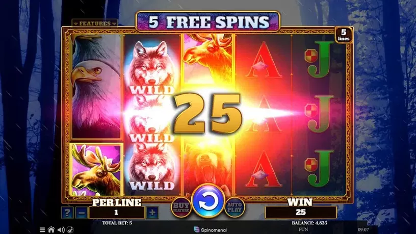 Wolf Fang Winter Storm slot screenshot 5
