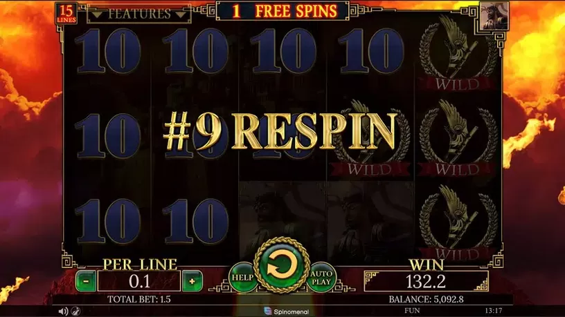 Demi Gods II 15 Lines slot screenshot 5