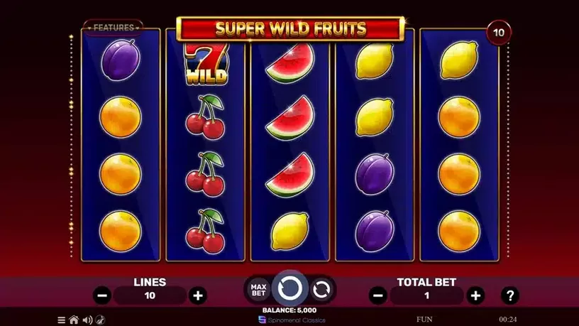 Super Wild Fruits slot screenshot 1