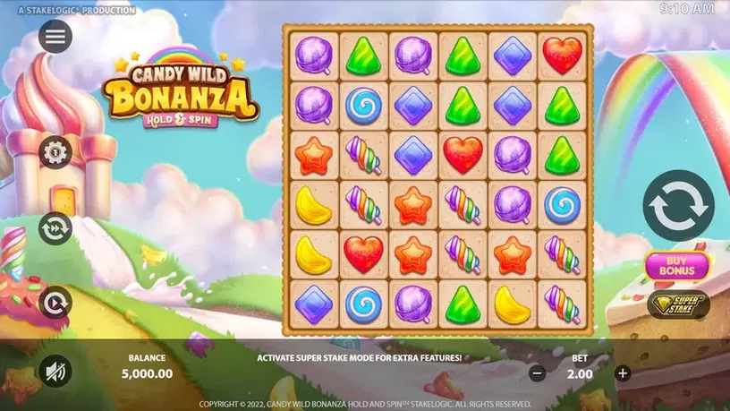 Candy Wild Bonanza slot screenshot 1