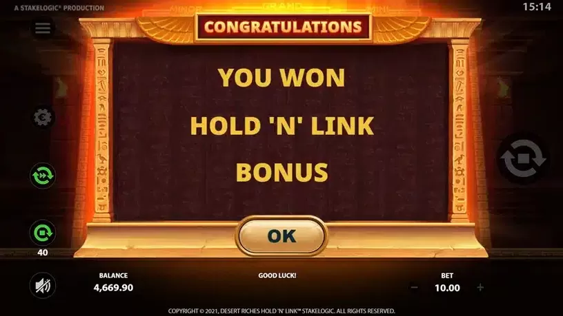 Desert Riches slot screenshot 4