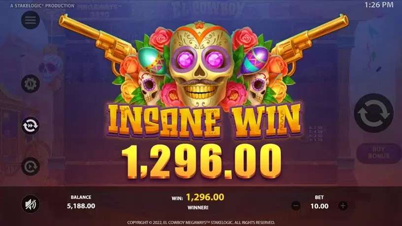 El Cowboy Megaways slot screenshot 5