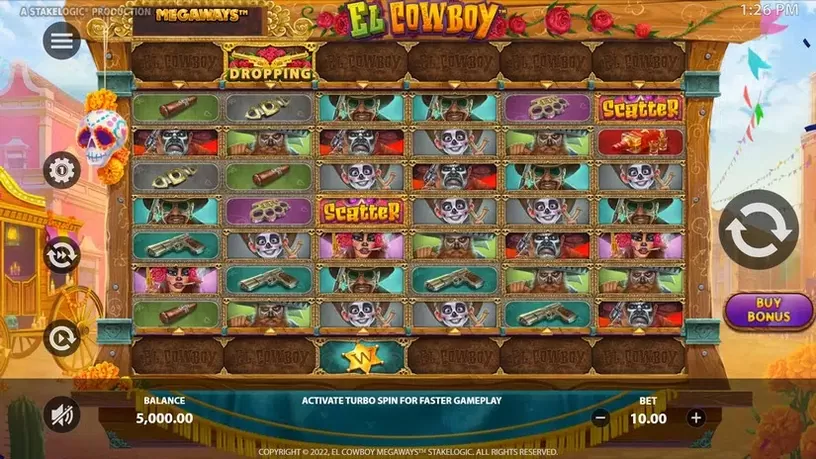 El Cowboy Megaways slot screenshot 1