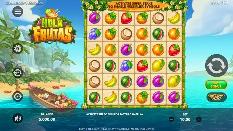 Hola Frutas slot screenshot 1
