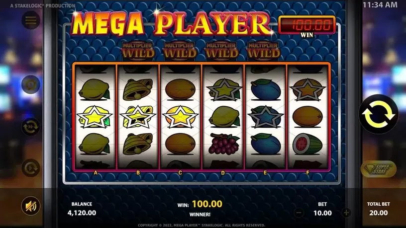Mega Player slot screenshot 5