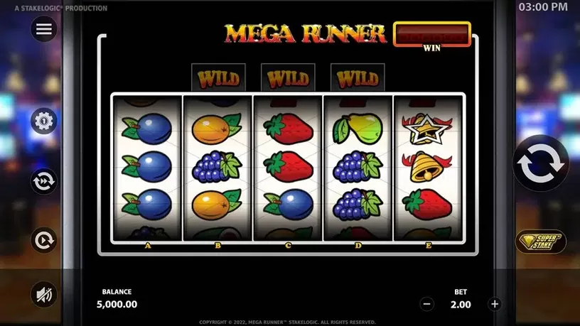 Mega Runner slot screenshot 1