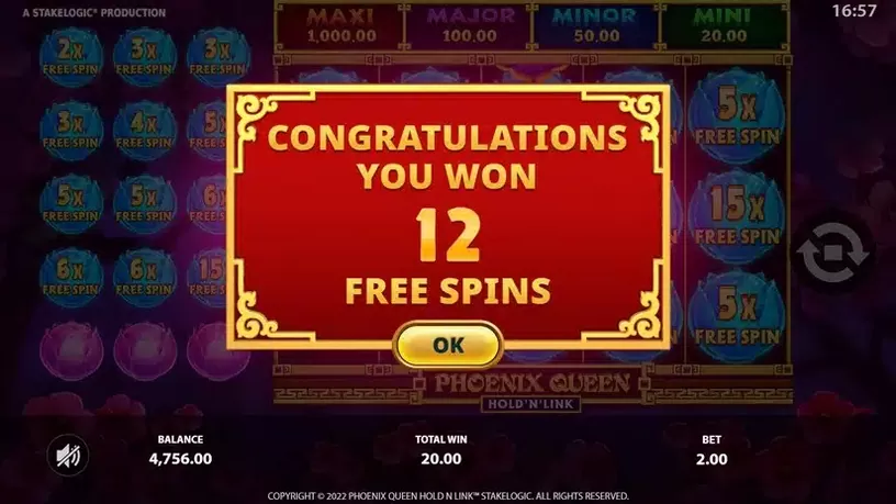Phoenix Queen slot screenshot 6