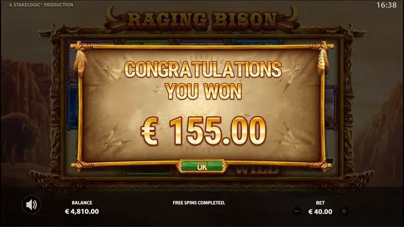 Raging Bison slot screenshot 5