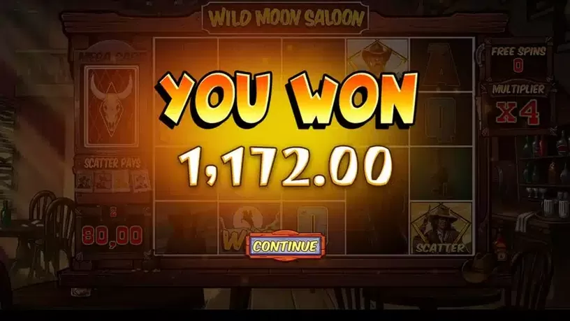 Wild Moon Saloon slot screenshot 10