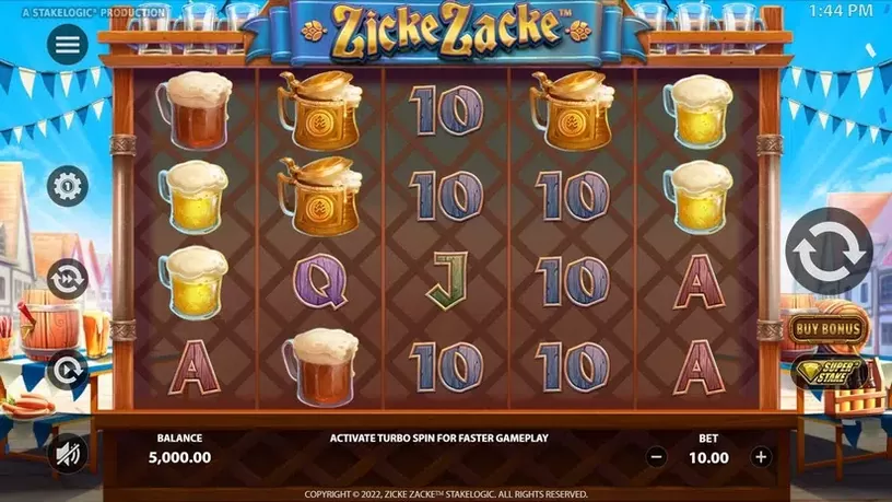 Zicke Zacke slot screenshot 1