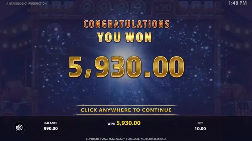 Zicke Zacke slot screenshot 9