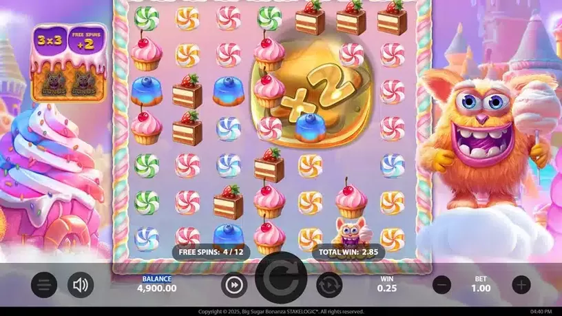 Big Sugar Bonanza Xmas slot screenshot 4