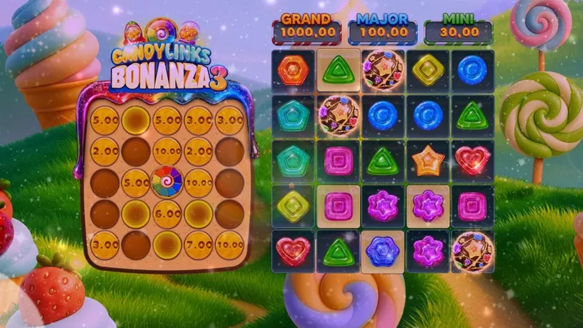 Candy Links Bonanza 3 slot screenshot 2