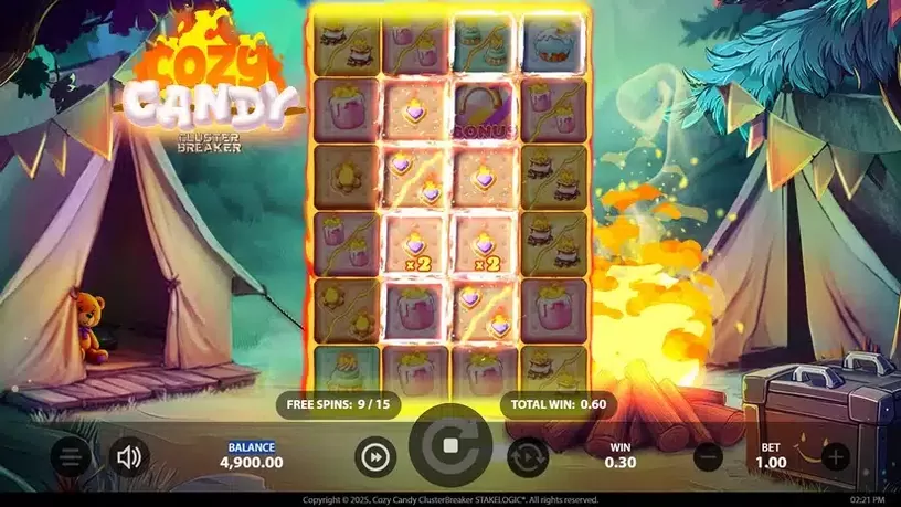 Cozy Candy Clusterbreaker slot screenshot 5