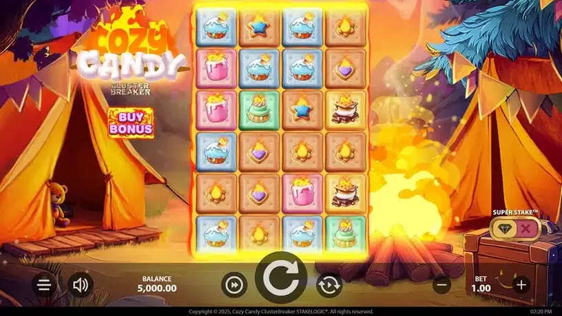 Cozy Candy Clusterbreaker slot screenshot 1