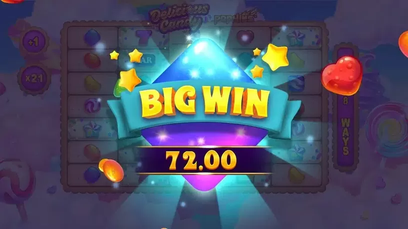 Delicious Candy PopWins slot screenshot 6