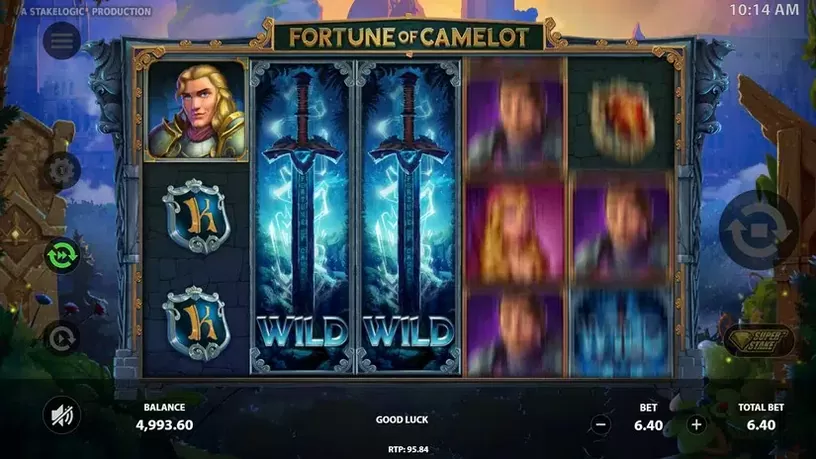 Fortune Of Camelot slot screenshot 2