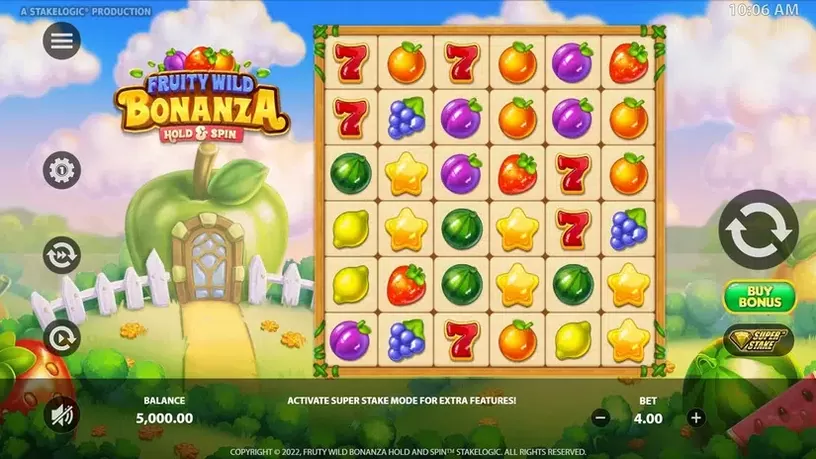 Fruity Wild Bonanza Hold & Spin slot screenshot 1