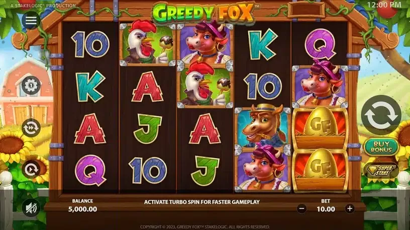 Greedy Fox slot screenshot 1