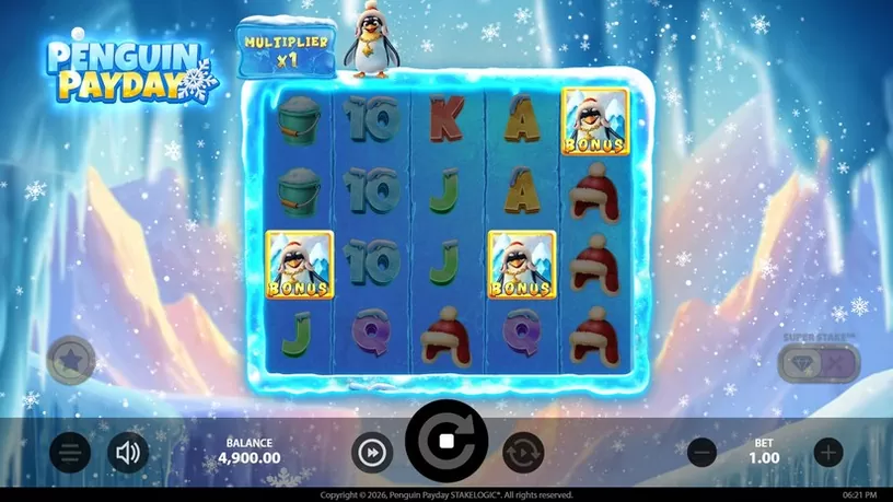 Penguin Payday slot screenshot 2