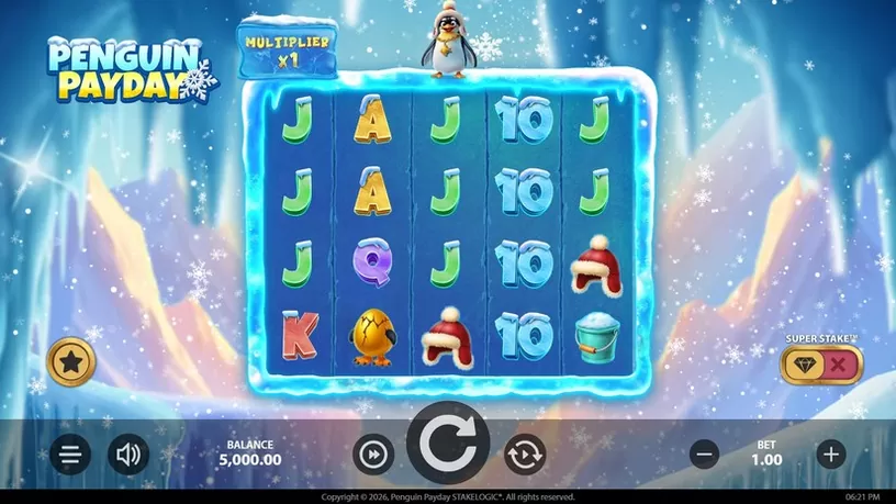 Penguin Payday slot screenshot 1