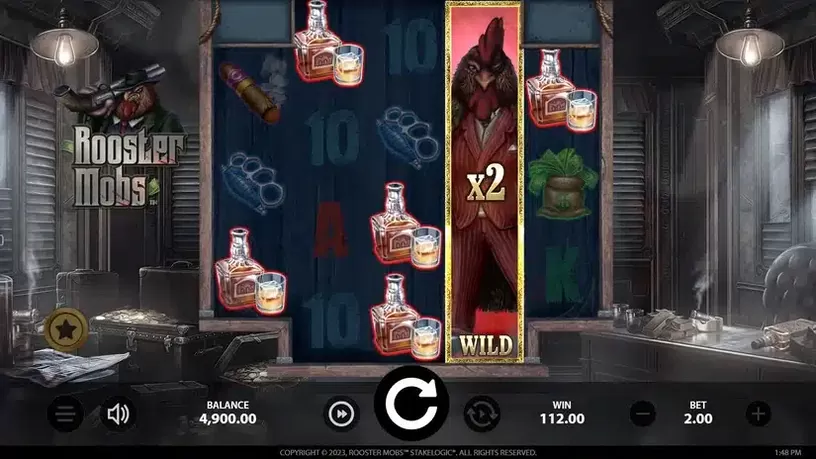 Rooster Mobs slot screenshot 2