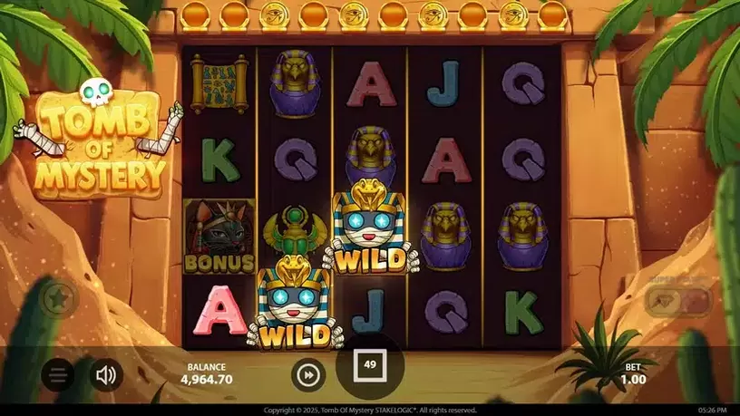 Tomb of Mystery slot screenshot 4